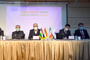گزارش تصویری نشست فعالان اقتصادی استان کرمانشاه با هیات رئیسه اتاق بازرگانی و صنایع استان حلبچه عراق